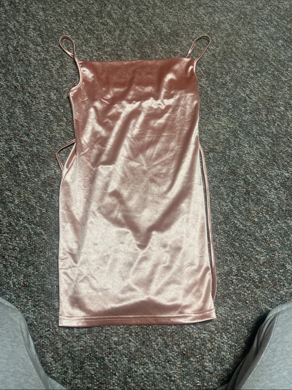 Princess Polly Metallic Rose Mini Slip Dress